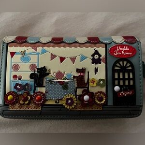 Vendula London tea room zippy wallet